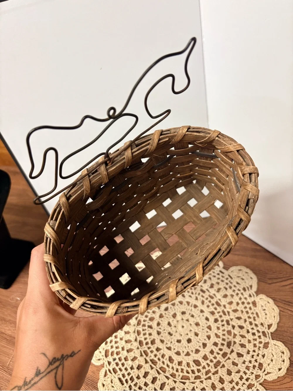Vintage woven basket